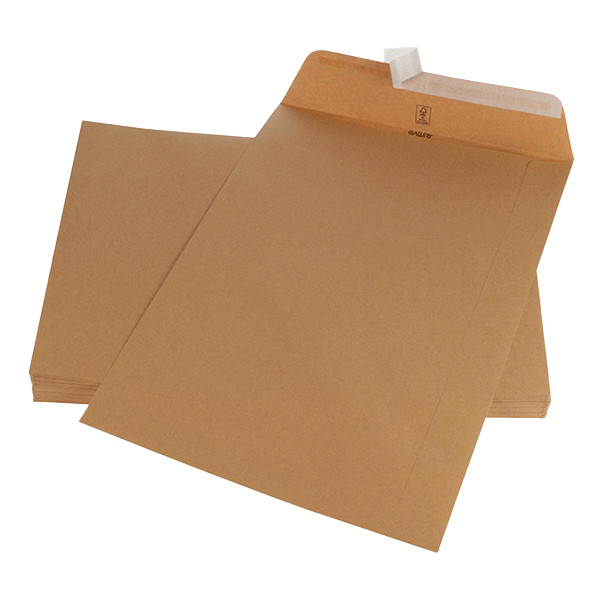 Gallery enveloppe pochette 250 x 353 mm autocollant (250 pièces) - brun 017047 209425 - 1