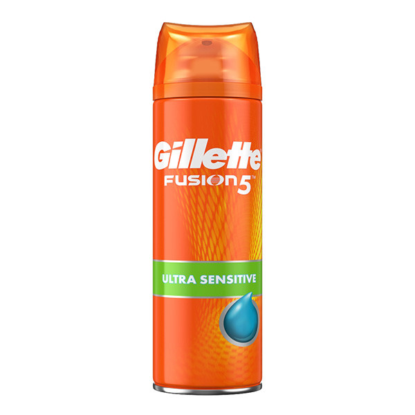 Gillette Fusion Hydra Sensitive Skin gel à raser (200 ml)  SGI00004 - 1