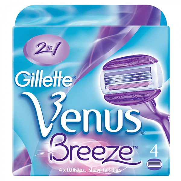 Gillette Venus Breeze lames de rasoir (4 pièces)  SGI00053 - 1