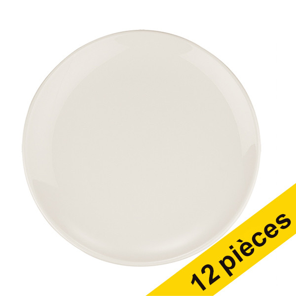 Gourmet assiette 170 mm (12 pièces) - blanc cassé bo11918 404218 - 1