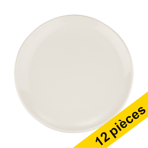 Gourmet assiette 210 mm (12 pièces) - blanc cassé bo11920 404217 - 1