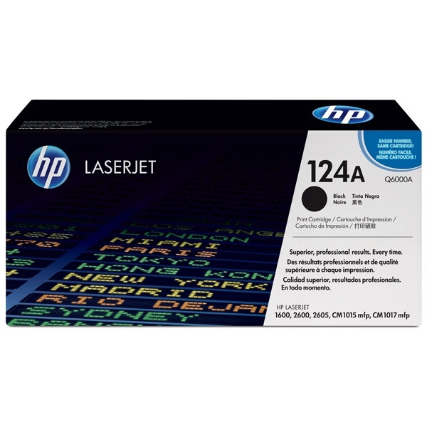 HP 124A (Q6000A) toner (d'origine) - noir Q6001A 039540 - 1