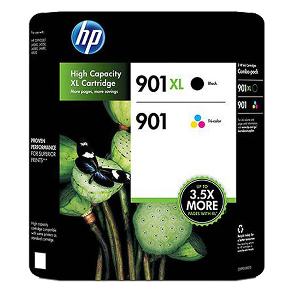 HP 901XL (SD519AE) duopack (d'origine) - noir et couleur SD519AE 044164 - 1