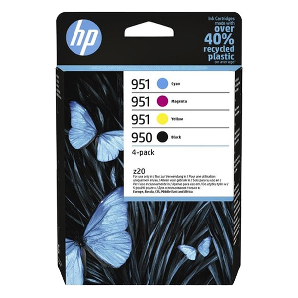 HP 950/951 (6ZC65AE) multipack noir/cyan/magenta/jaune (d'origine) 6ZC65AE 093132 - 1