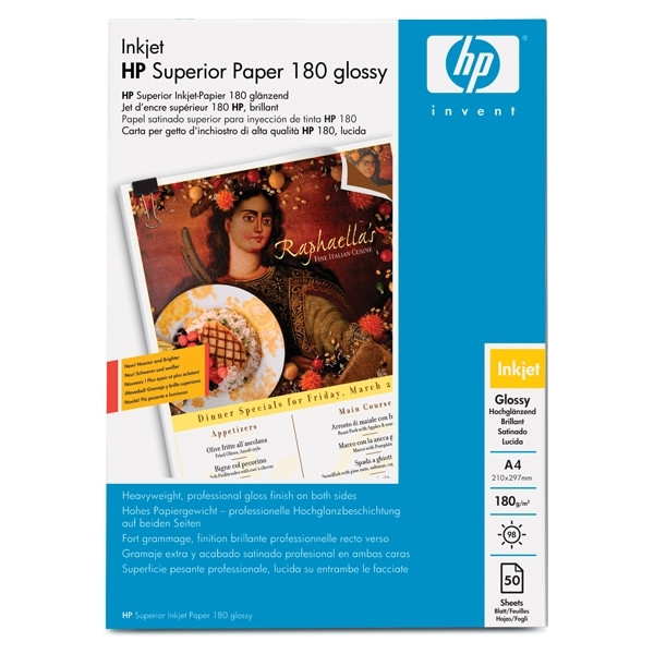 100 Feuilles Papier Photo A4 Brillant 180G-M² Pour Imprimante À