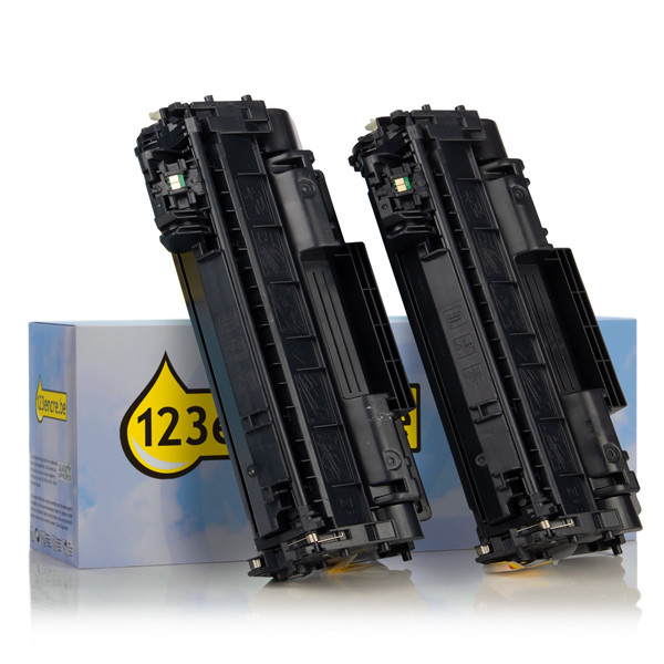 HP Marque 123encre remplace HP 05A (CE505D) toner duopack - noir CE505DC 054771 - 1
