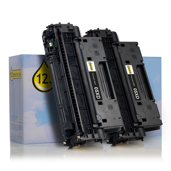 HP Marque 123encre remplace HP 05XD (CE505XD) multipack double toner noir haute capacité CE505XDC 132156 - 1