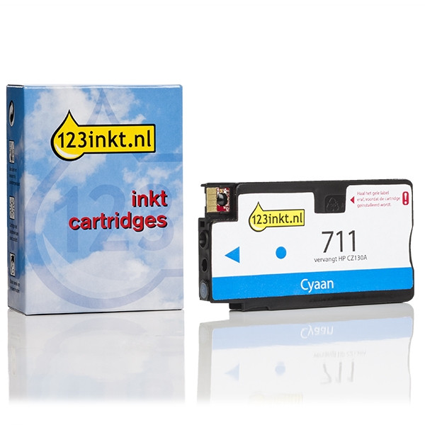 HP Marque 123encre remplace HP 711 (CZ130A) cartouche d'encre - cyan CZ130AC 044197 - 1