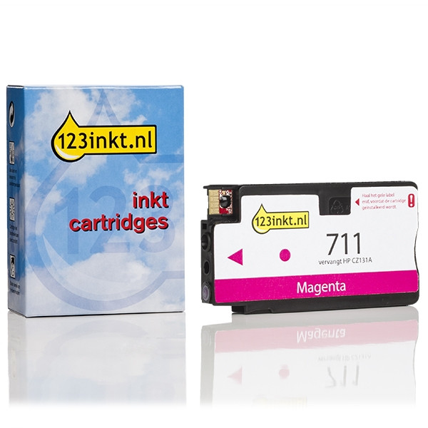 HP Marque 123encre remplace HP 711 (CZ131A) cartouche d'encre - magenta CZ131AC 044199 - 1