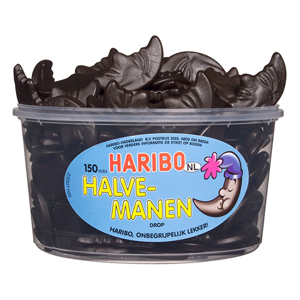 Haribo Demi-lunes à la réglisse grand emballage (150 pièces) 166871 423830 - 1