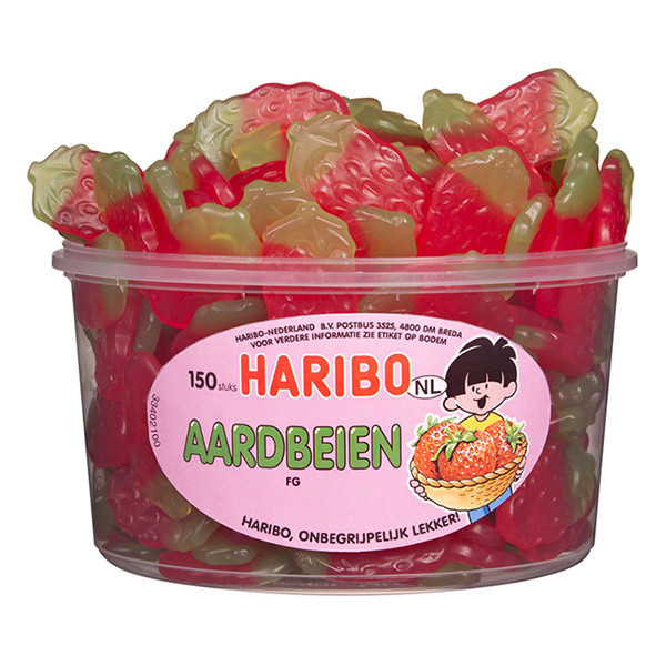 Haribo Fraises grand emballage (150 pièces) 168092 423831 - 1