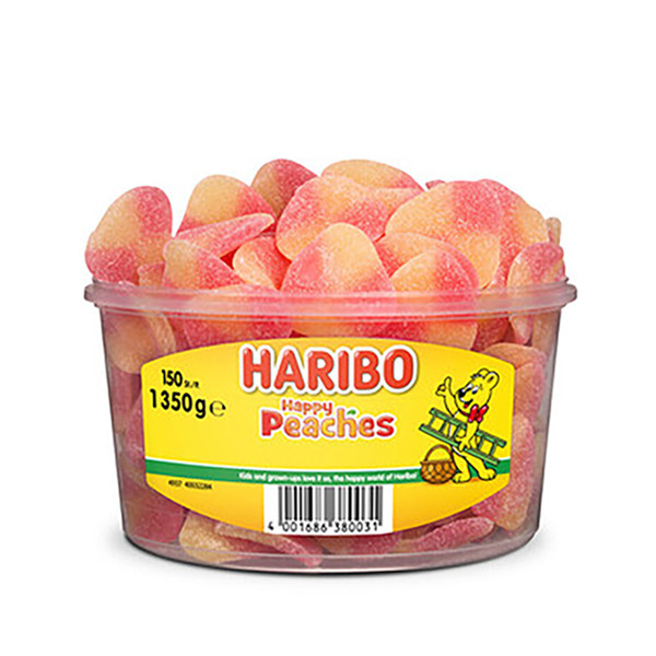 Haribo Pêches grand emballage (150 pièces) 168211 423873 - 1