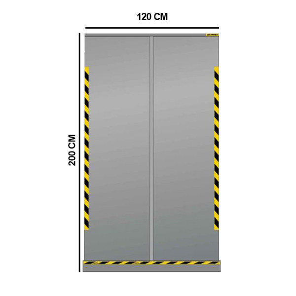 Jalema paravent rétractable 200 x 120 cm transparent 7999814 234758 - 1