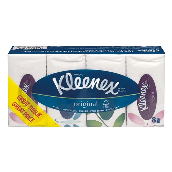 Kleenex - Mouchoirs Baume – 1 x 8 paquets