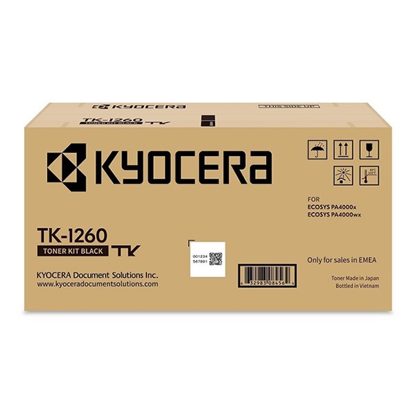 Kyocera TK-1260 toner (d'origine) - noir 1T0C150NL0 095090 - 1