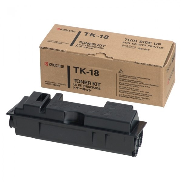 Kyocera TK-18 toner (d'origine) - noir 1T02FM0EU0 370QB0KX 032287 - 1