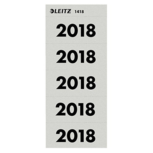 Leitz étiquettes auto-adhésives année 2018 (100 pièces) 14180085 226064 - 1