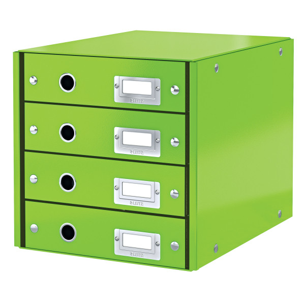 Leitz 6049 WOW module de classement (4 tiroirs) - vert 60490054 226164 - 1