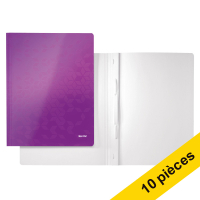 Offre : 10x Leitz 3001 WOW pochette de devis - violet