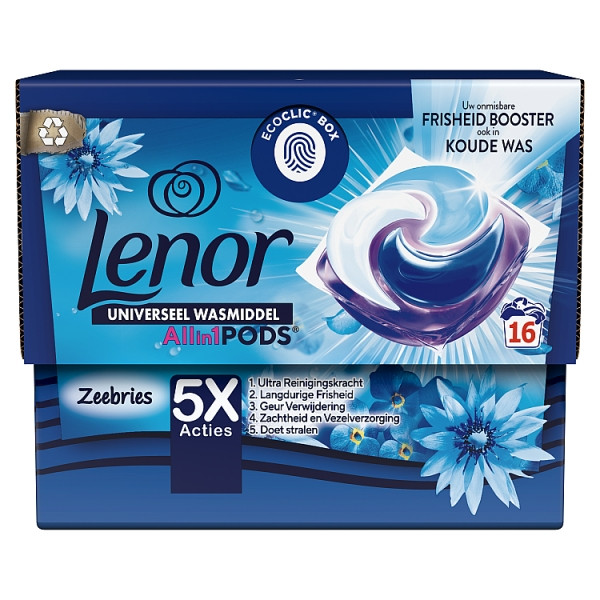 Lenor Sea Breeze All-in-1 pods lessive (16 lavages)  SLE00480 - 1