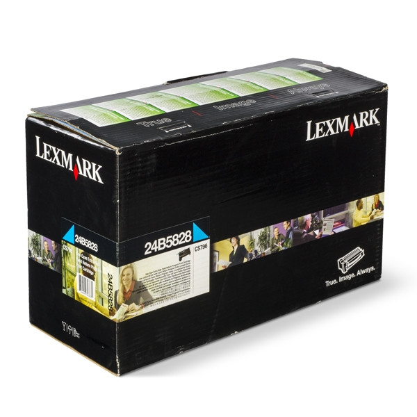 Lexmark 24B5828  toner cyan (d'origine) 24B5828 037386 - 1