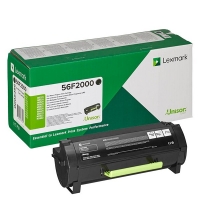 Lexmark 56F2000 toner (d'origine) - noir 56F2000 037844