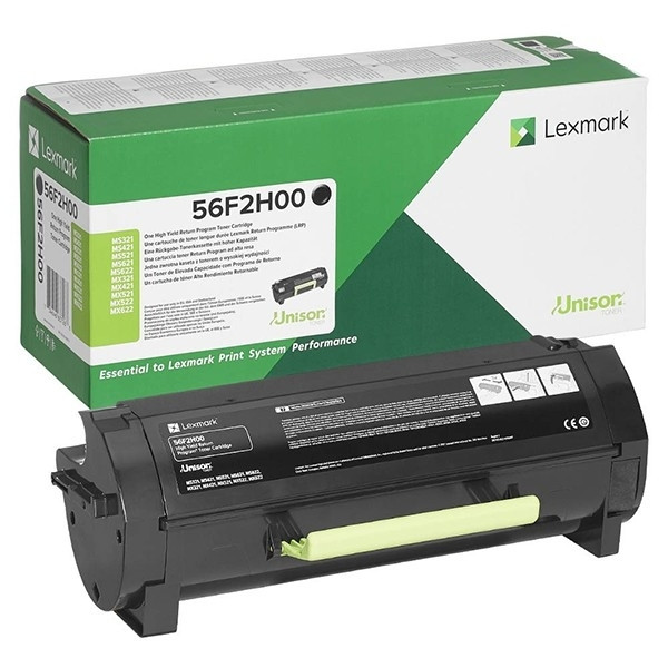 Lexmark 56F2H00 toner haute capacité (d'origine) - noir 56F2H00 905115 - 1