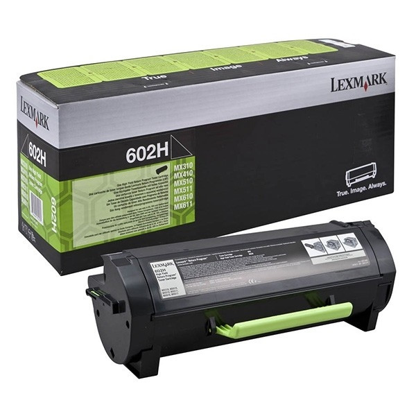 Lexmark 602H (60F2H00) toner haute capacité (d'origine) - noir 60F2H00 901619 - 1