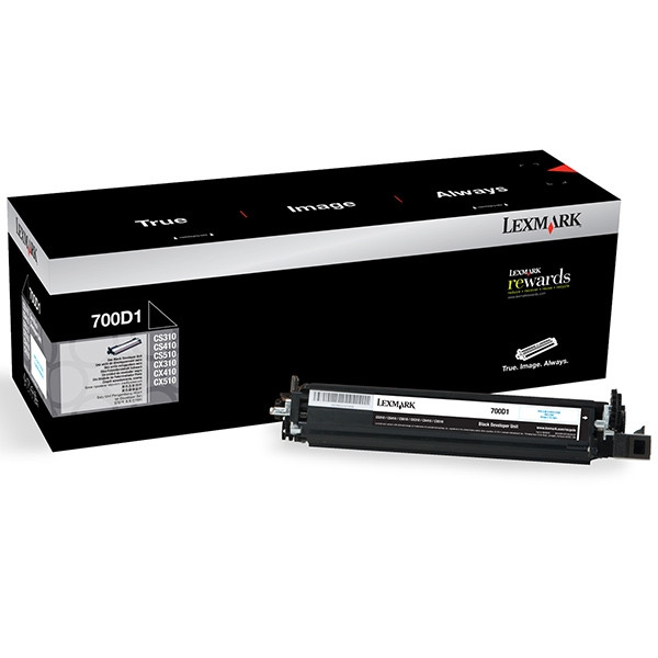 Lexmark 700D1 (70C0D10) développeur noir (d'origine) 70C0D10 037262 - 1