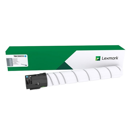 Lexmark 76C00C0 toner (d'origine) - cyan 76C00C0 037814 - 1