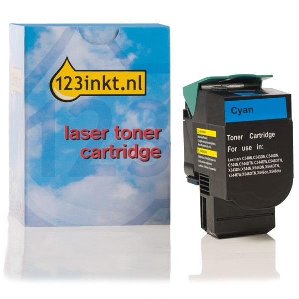 Lexmark C540A1CG toner cyan (marque 123encre) C540A1CGC 037027 - 1