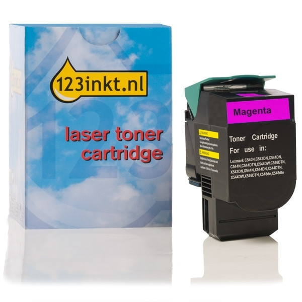 Lexmark C540A1MG toner magenta (marque 123encre) C540A1MGC 037029 - 1