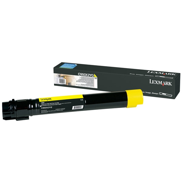 Lexmark C950X2YG toner (d'origine) - jaune C950X2YG 037188 - 1