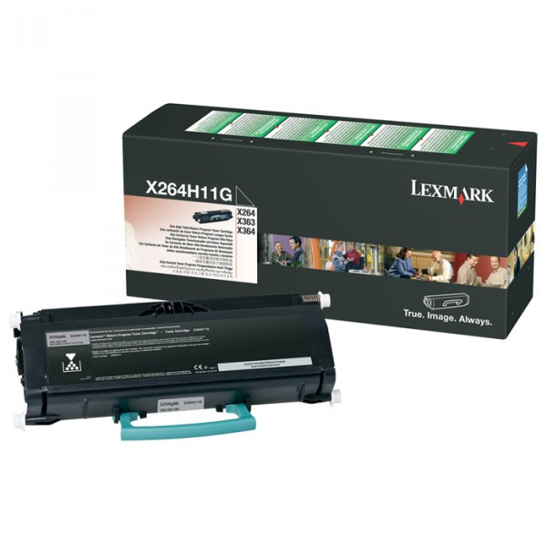 Lexmark X264H11G toner haute capacité (d'origine) - noir X264H11G 037060 - 1