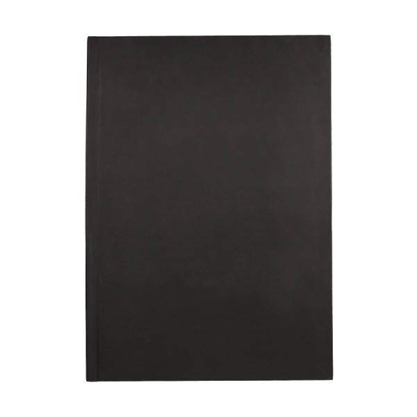 Livre relié A4 ligné 80 feuilles - noir  301408 - 1