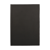 Livre relié A5 ligné 80 feuilles - noir  301412