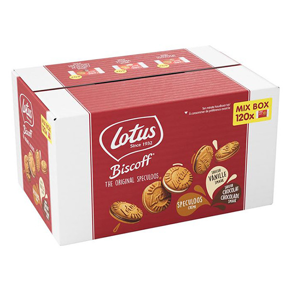 Lotus Biscoff boîte mélange spécoloos fourrés (120 pièces) 047061 423670 - 1