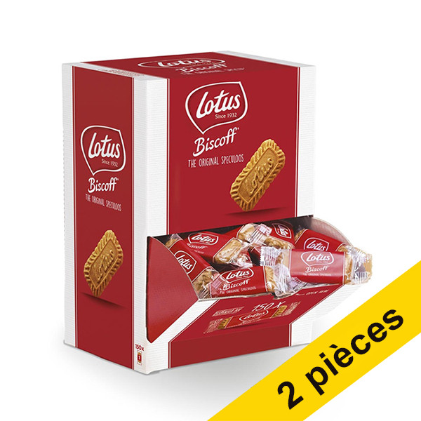 Lotus Offre: 2x Lotus Biscoff distributeur de spéculoos  (150 pièces)  404386 - 1