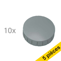 Offre: 5x Maul aimants 15 mm (10 pièces) - gris