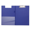 Maul porte-bloc avec rabat A4 format portrait - bleu