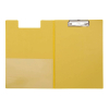 Maul porte-bloc avec rabat A4 format portrait - jaune