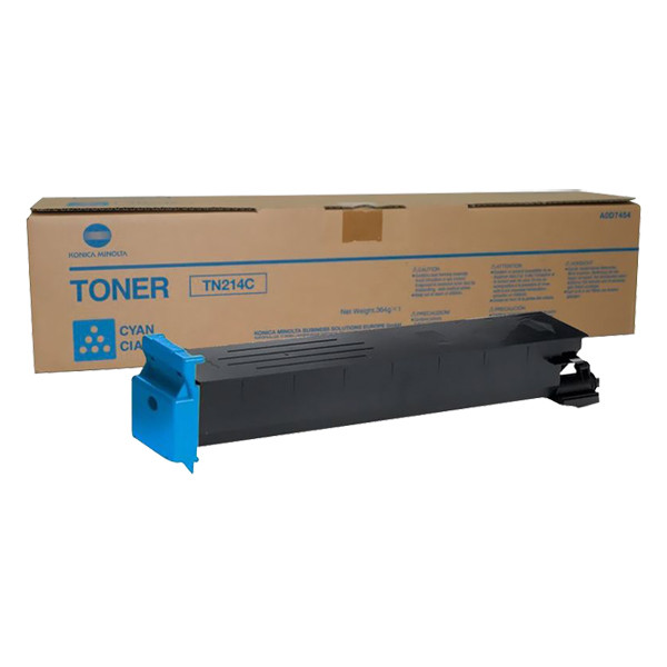 Minolta Konica Minolta TN-214C toner (d'origine) - cyan A0D7454 072240 - 1