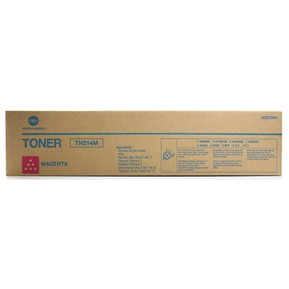 Minolta Konica Minolta TN-214M toner (d'origine) - magenta A0D7354 072242 - 1