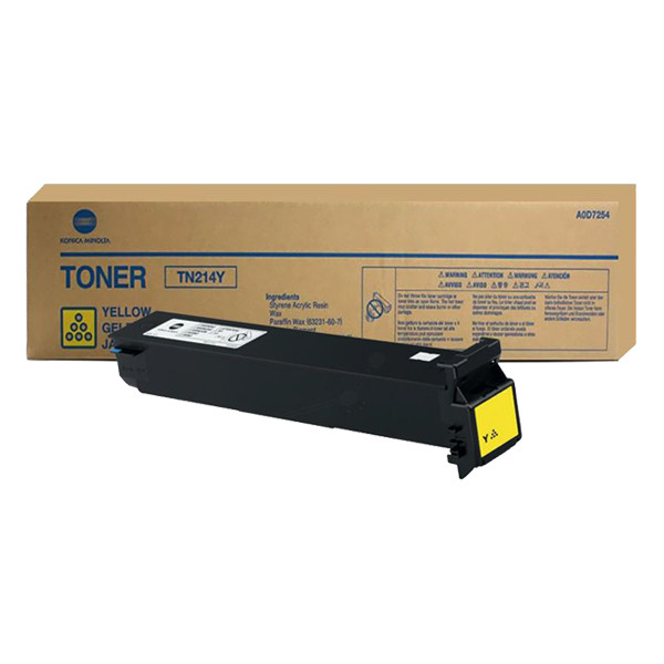 Minolta Konica Minolta TN-214Y toner (d'origine) - jaune A0D7254 072244 - 1