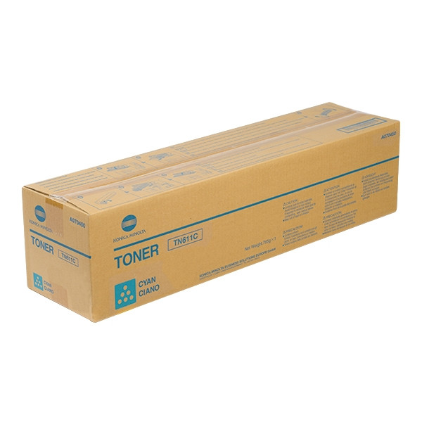 Minolta Konica Minolta TN-611C toner (d'origine) - cyan A070450 072264 - 1