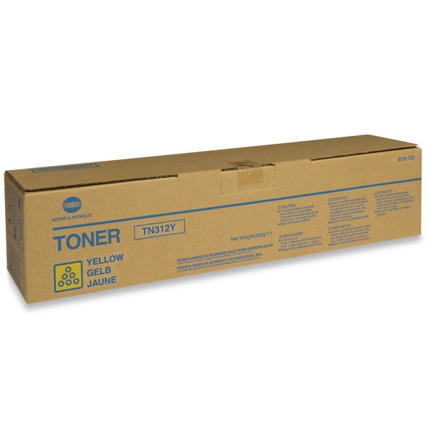 Minolta Konica Minolta toner TN-312Y (d'origine) - jaune 8938706 072226 - 1