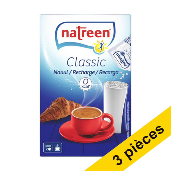 Natrena Offre : 3x Natrena sucrettes classiques recharge (800 pièces)  404292 - 1