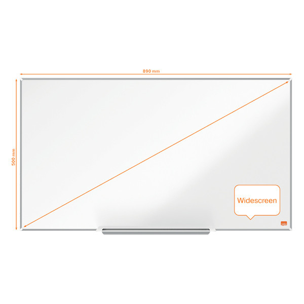 Nobo Impression Pro Widescreen tableau blanc magnétique émaillé 89 x 50 cm 1915249 247402 - 3