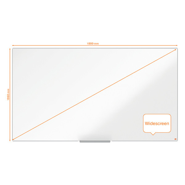 Nobo Impression Pro Widescreen tableau blanc magnétique en acier laqué 188 x 106 cm 1915257 247400 - 3