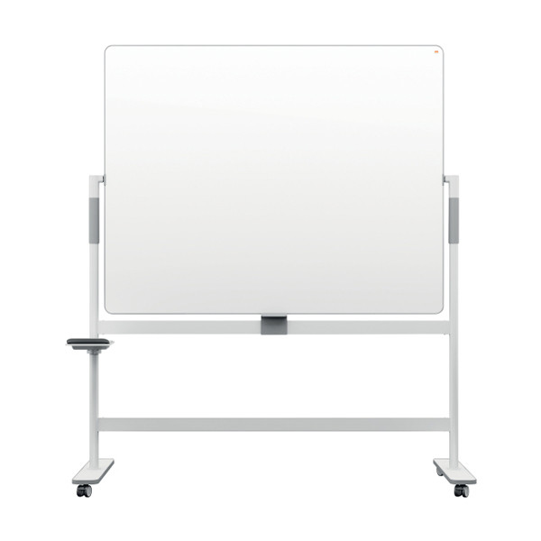 Basics Tableau blanc magnétique avec cadre en aluminium et  porte-marqueurs Effaçable à sec, 90 x 60 cm